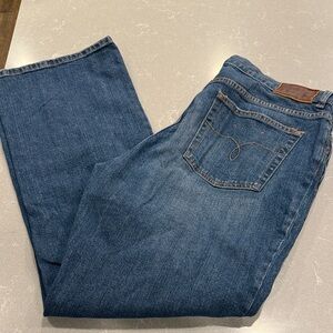 2000s Ralph Lauren Indigo Boot Cut Jeans